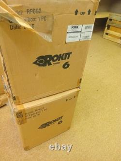 KRK ROKIT Powered 6 RP6G2 PAIR Pro audio Speakers BNIB