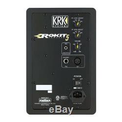 KRK RP5G3-NA ROKIT 5 50W 5 inch Powered Studio Reference Monitors, PAIR (2 pcs)
