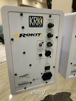 KRK RP5G3 ROKIT 5 G3 5 2-Way Powered Studio Monitor, White (Pair)