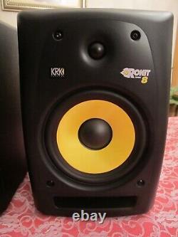 KRK RP8G3-NA Rokit 8 inch Generation 3 Powered Studio Monitor Black- a Pair