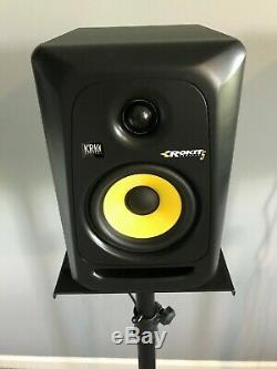 KRK Rokit 5 G3 Powered Studio Monitors Black (Pair) Bundled with Stands