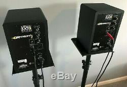 KRK Rokit 5 G3 Powered Studio Monitors Black (Pair) Bundled with Stands