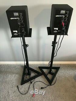 KRK Rokit 5 G3 Powered Studio Monitors Black (Pair) Bundled with Stands