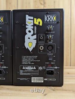 KRK Rokit 5 Powered Studio Monitor Black (Pair) Gen 1 Music Monitors Active