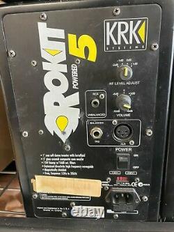 KRK Rokit 5 Powered Studio Monitor Black (Pair) With Power Cords