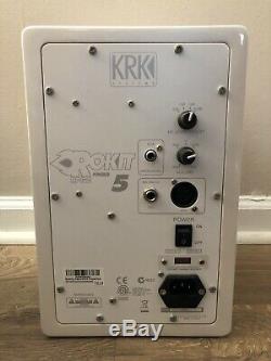 KRK Rokit 5 Powered Studio Monitor White Limited Edition (Pair)