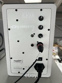 KRK Rokit 5 RP5G3WN limited Edition WHITE NOISE Powered Monitor Speakers Pair