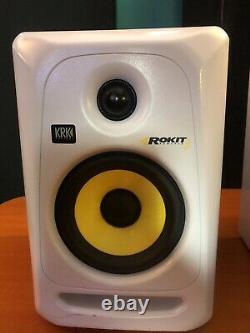 KRK Rokit 5 RP5 G3 White Powered Studio Monitor Pair