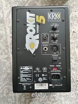 KRK Rokit 5 RPG2 Monitor Speaker Black Pair with UK Power Cord Dj Mixer