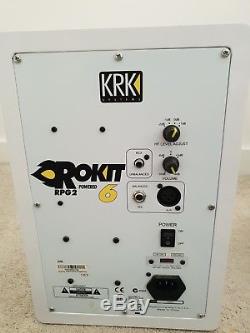KRK Rokit 6 Active Studio Monitors PAIR Includes Power Cables & Jack Cables