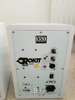 KRK Rokit 6 Active Studio Monitors PAIR Includes Power Cables & Jack Cables