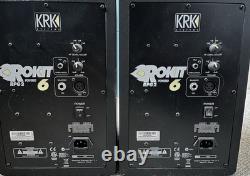 KRK Rokit 6 G2 Powered Studio Monitors (Pair) Excellent Condition