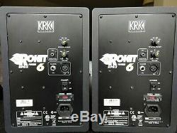 KRK Rokit 6 RP6G2 (Gen 2) 6 Powered Studio Monitor Speaker Pair