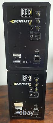 KRK Rokit 6 RP6 G3 Monitor Speakers Pair Including Power Signal Cables
