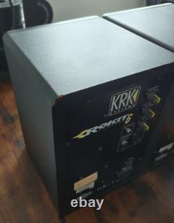 KRK Rokit 6 RP6 G3 Monitor Speakers Pair Including Power Signal Cables