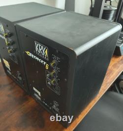 KRK Rokit 6 RP6 G3 Monitor Speakers Pair Including Power Signal Cables