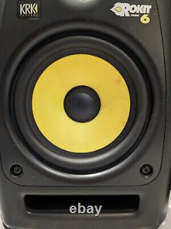 KRK Rokit 6 RPG2 Monitor Speakers (Pair) with power cables see description