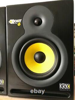 KRK Rokit 6 powered monitor studio speakers 140w pair