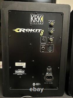 KRK Rokit 8 G3 2-Way 8 Powered Studio Monitors (Pair) withcables