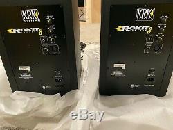 KRK Rokit 8 G3 8 Powered Studio Monitors 1 Pair (2 monitors) 3rd Generation