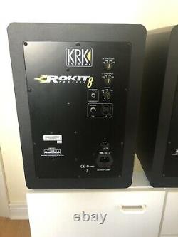 KRK Rokit 8 RP8G3 Active Powered Speakers (Pair) Very Good Condition