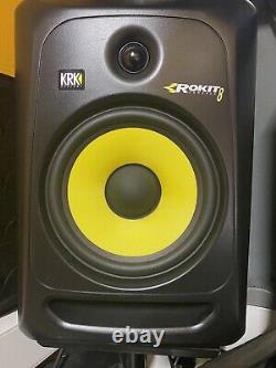 KRK Rokit 8 (pair) with Gorilla Stands And Power Cable