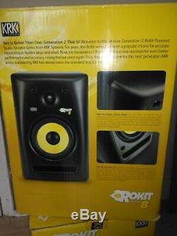KRK Rokit 8 powered monitor speakers (pair)