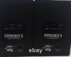 KRK Rokit Classic 8 (Pair) Monitors With Power Leads COLLECTION ONLY