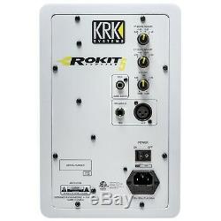 KRK Rokit RP5G3 5 Powered Studio Monitor Speakers Pair XLR/TRS Cables Bag
