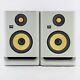 KRK Rokit RP5 G4 5 Powered Studio Monitors White (Pair) Grade A Condition