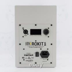 KRK Rokit RP5 G4 5 Powered Studio Monitors White (Pair) Grade A Condition