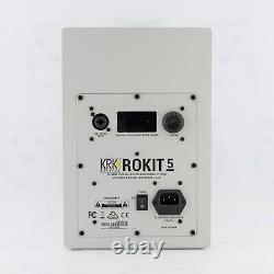 KRK Rokit RP5 G4 5 Powered Studio Monitors White (Pair) Grade A Condition