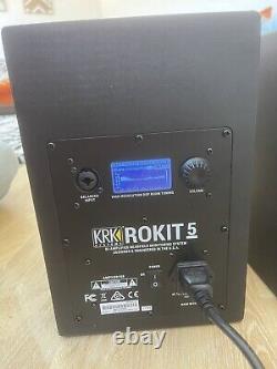 KRK Rokit RP5 G4 5 inch Powered Studio Monitors Black (Pair) LCD setup display