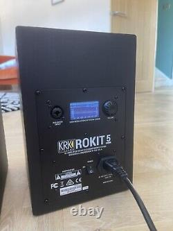 KRK Rokit RP5 G4 5 inch Powered Studio Monitors Black (Pair) LCD setup display