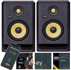 KRK Rokit RP5 G4 Powered DJ Studio Monitors Pair Brand New Boxed
