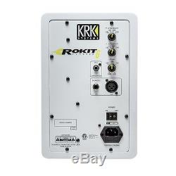 KRK Rokit RP6 G3W White Active Powered Reference Studio Monitors PAIR