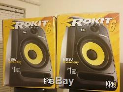 KRK Rokit RP6 G3 Pair Professional Active Powered DJ Studio Reference Monitors