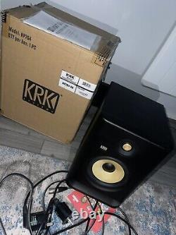 KRK Rokit RP7 G4 7 inch Powered Studio Monitor Speakers- Black (Pair) LCD Clean