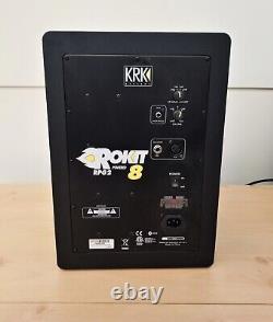 KRK Rokit RP8 G2 Bi-Amped Active Monitor Pair with Power cables Warranty