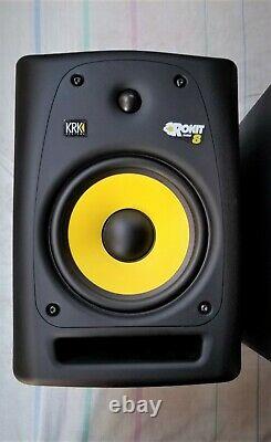 KRK Rokit RP8 G2 DJ Professional Active Powered Studio monitors, Pair, mint
