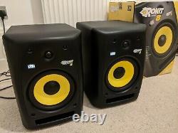 KRK Rokit RP8 G2 Studio Monitor Powered Speaker Pair + Isolation Pads