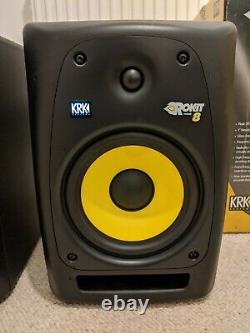 KRK Rokit RP8 G2 Studio Monitor Powered Speaker Pair + Isolation Pads