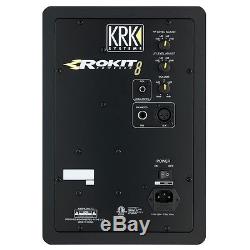 KRK Rokit RP8 G3 2-Way Active Powered DJ Studio Reference Monitor Speaker PAIR