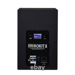 KRK Rokit RP8 G4 Pair Active Powered DJ Studio Monitor Speakers, Stands & Cables