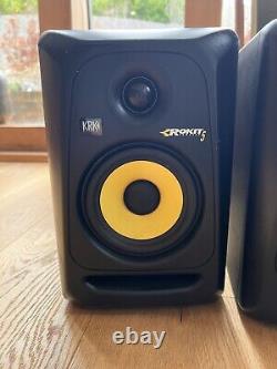 KRK S10.4 10 Subwoofer and pair of Rokit 5 G3 Powered Studio Monitors