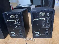 KRK S10.4 10 Subwoofer and pair of Rokit 5 G3 Powered Studio Monitors