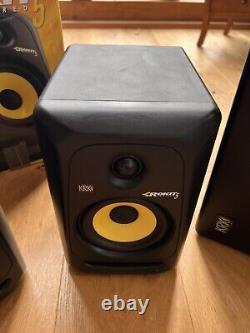 KRK S10.4 10 Subwoofer and pair of Rokit 5 G3 Powered Studio Monitors