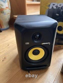 KRK S10.4 10 Subwoofer and pair of Rokit 5 G3 Powered Studio Monitors