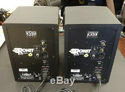 KRK Systems Rokit 6 Powered Gen 2 Generation 2 Studio Monitor Pair Black RPG2