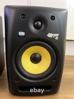 KRK Systems Rokit 6 RPG2 Active Studio Monitors Powered Speakers, Pair